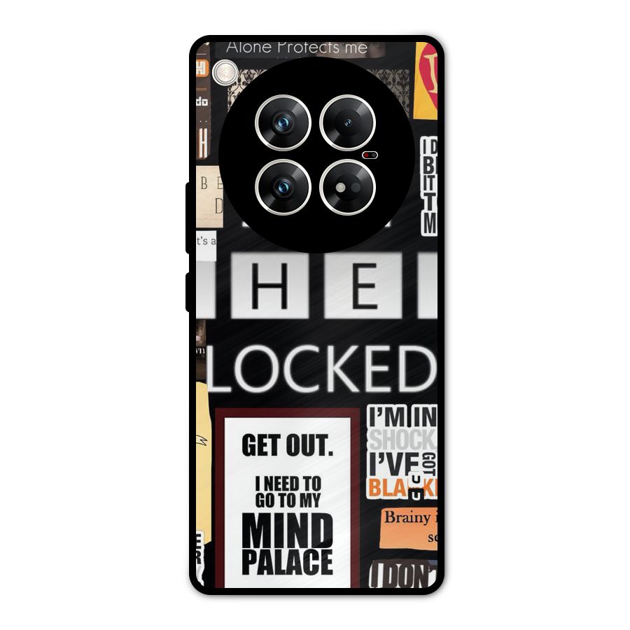 Mystery Pattern Metal Back Case for Infinix Zero 40 5G