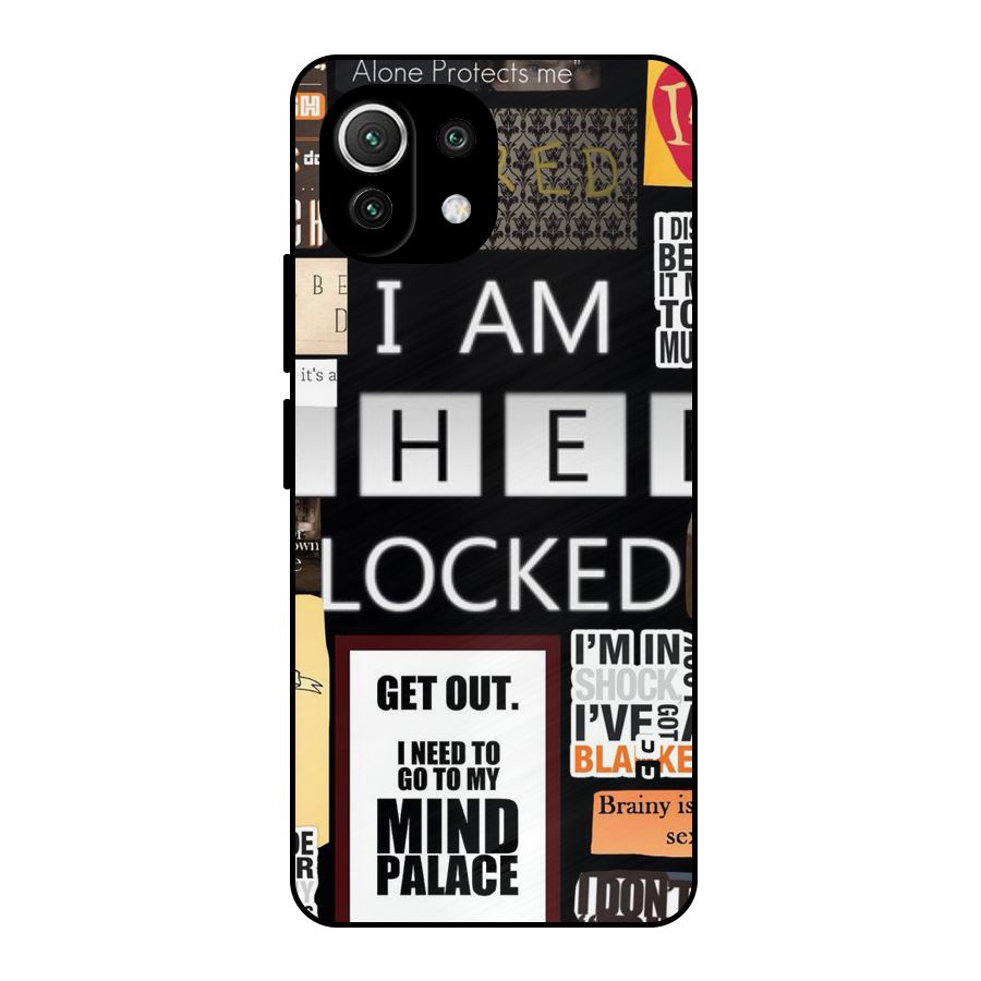 Mystery Pattern Metal Back Case for Mi 11 Lite NE 5G