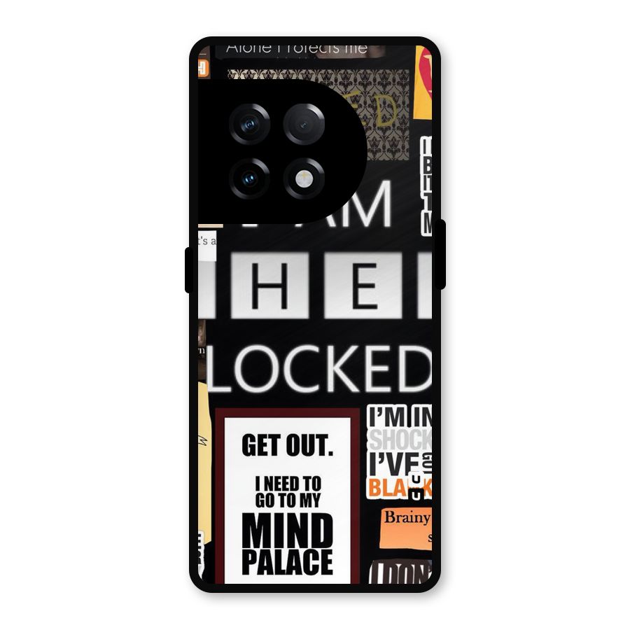 Mystery Pattern Metal Back Case for OnePlus 11R