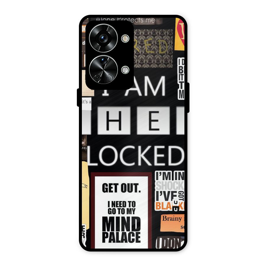 Mystery Pattern Metal Back Case for OnePlus Nord 2T