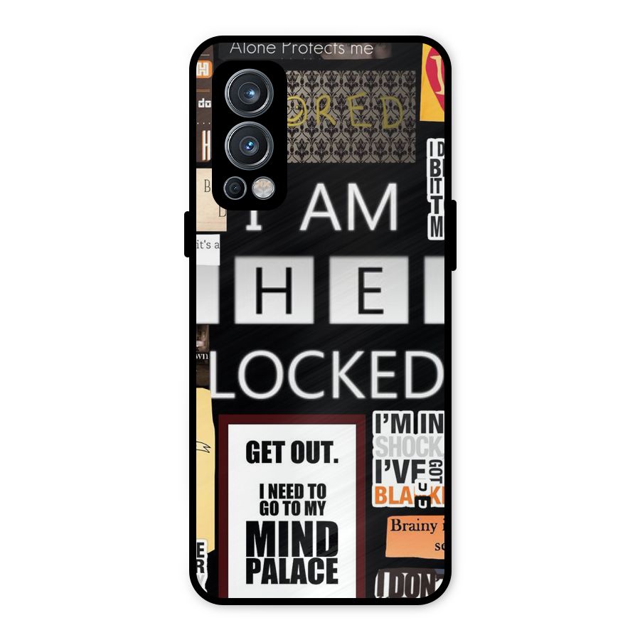 Mystery Pattern Metal Back Case for OnePlus Nord 2 5G