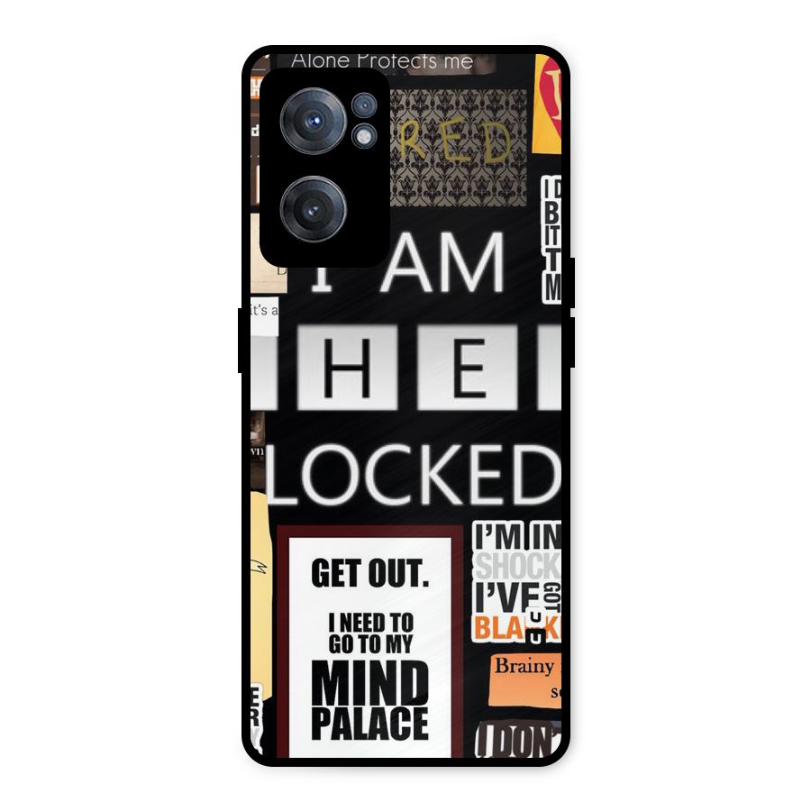 Mystery Pattern Metal Back Case for OnePlus Nord CE 2 5G