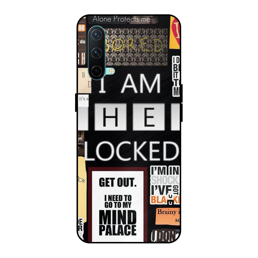 Mystery Pattern Metal Back Case for OnePlus Nord CE 5G