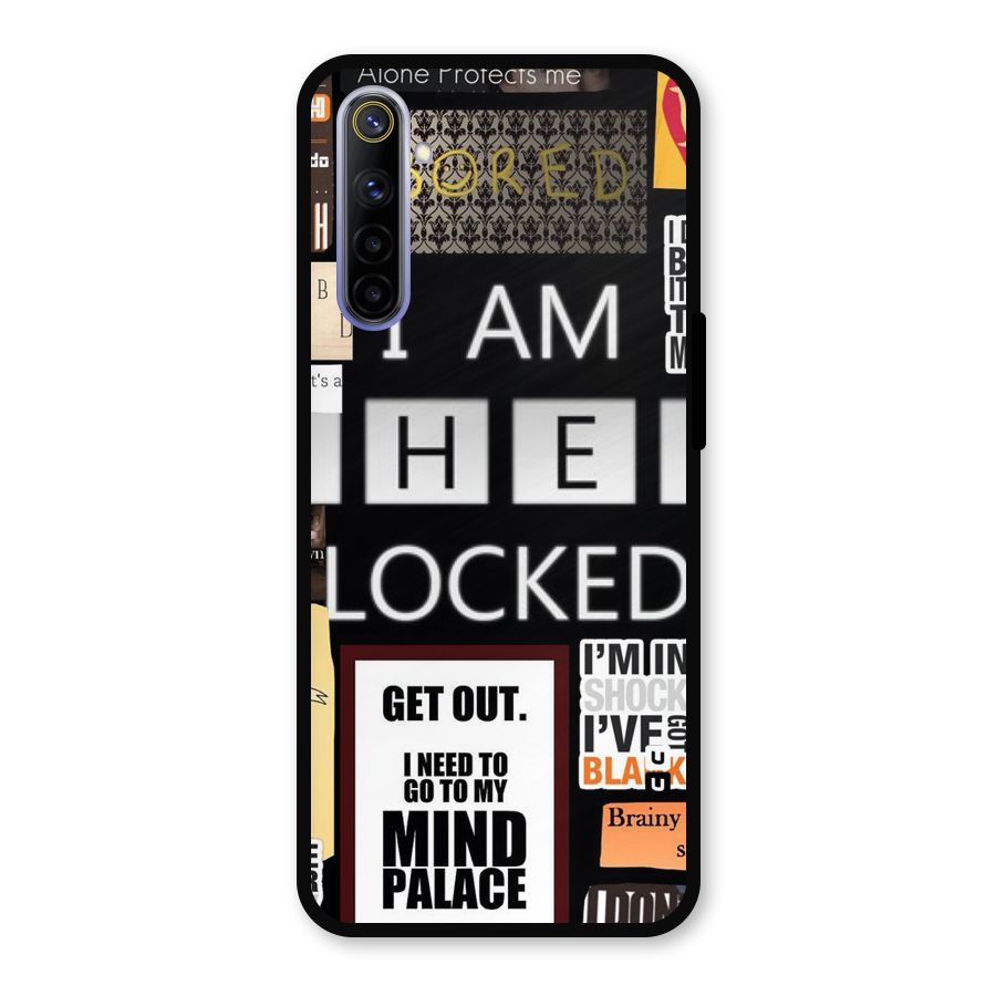 Mystery Pattern Metal Back Case for Realme 6i