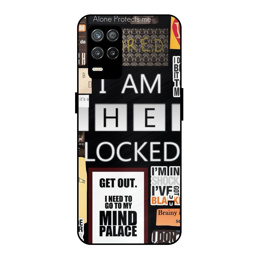 Mystery Pattern Metal Back Case for Realme 8 5G
