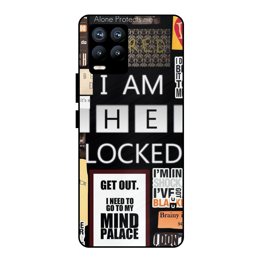Mystery Pattern Metal Back Case for Realme 8 Pro
