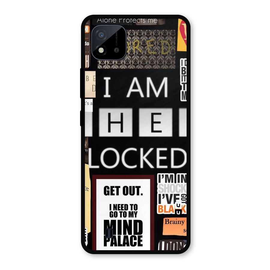 Mystery Pattern Metal Back Case for Realme C11 2021