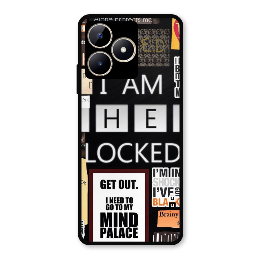 Mystery Pattern Metal Back Case for Realme C53