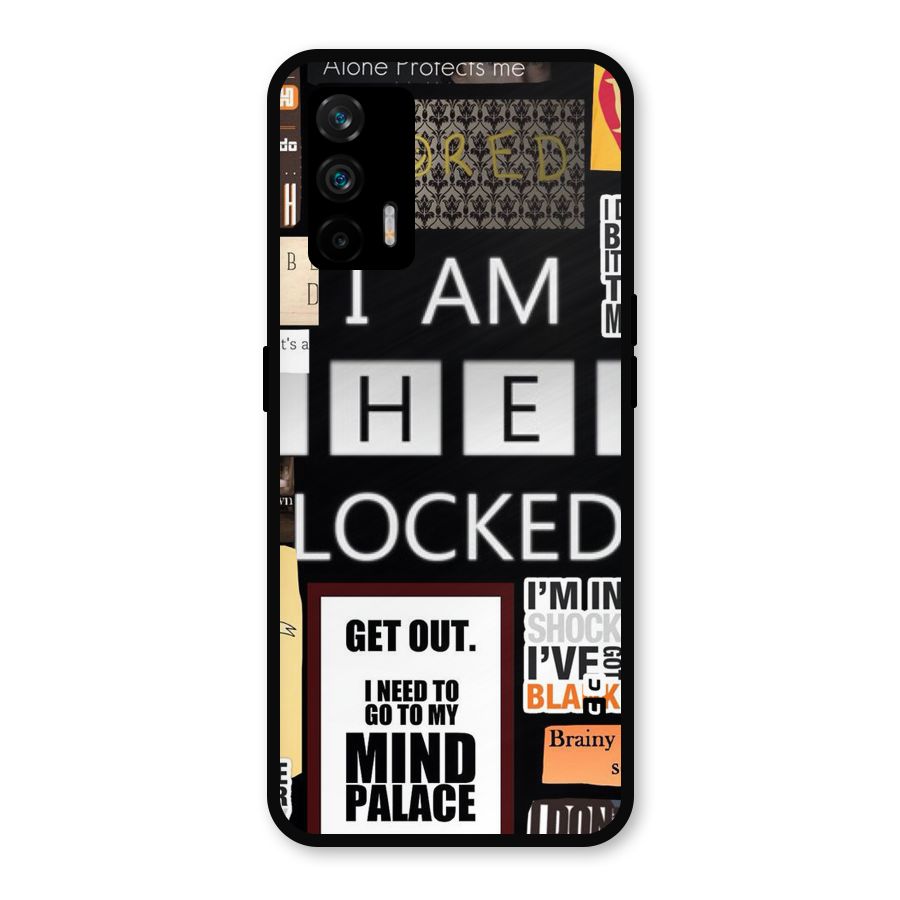 Mystery Pattern Metal Back Case for Realme GT 5G
