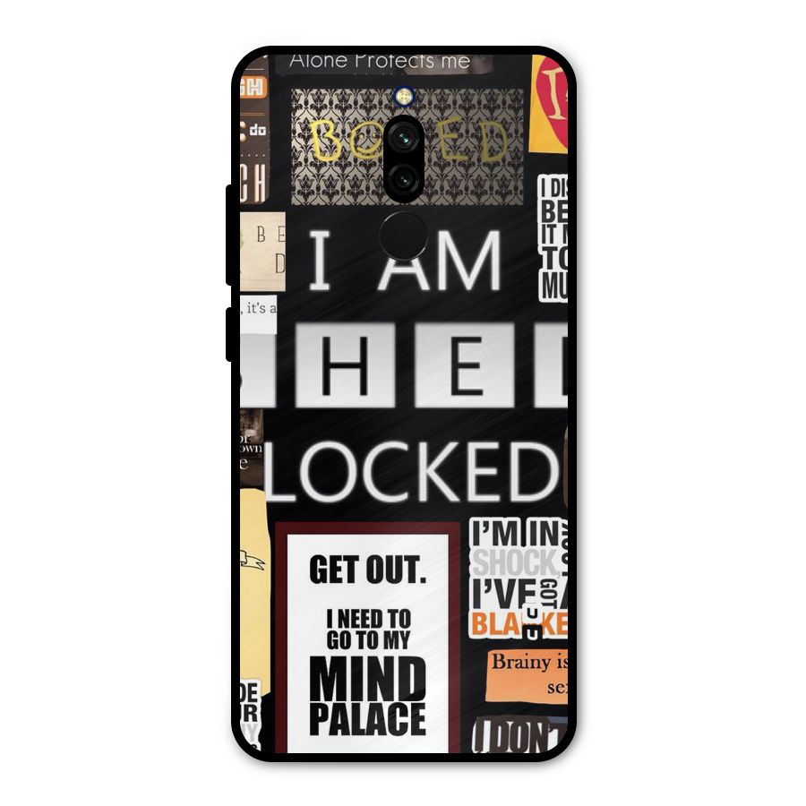Mystery Pattern Metal Back Case for Redmi 8