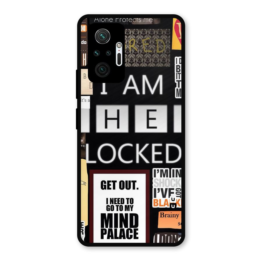 Mystery Pattern Metal Back Case for Redmi Note 10 Pro