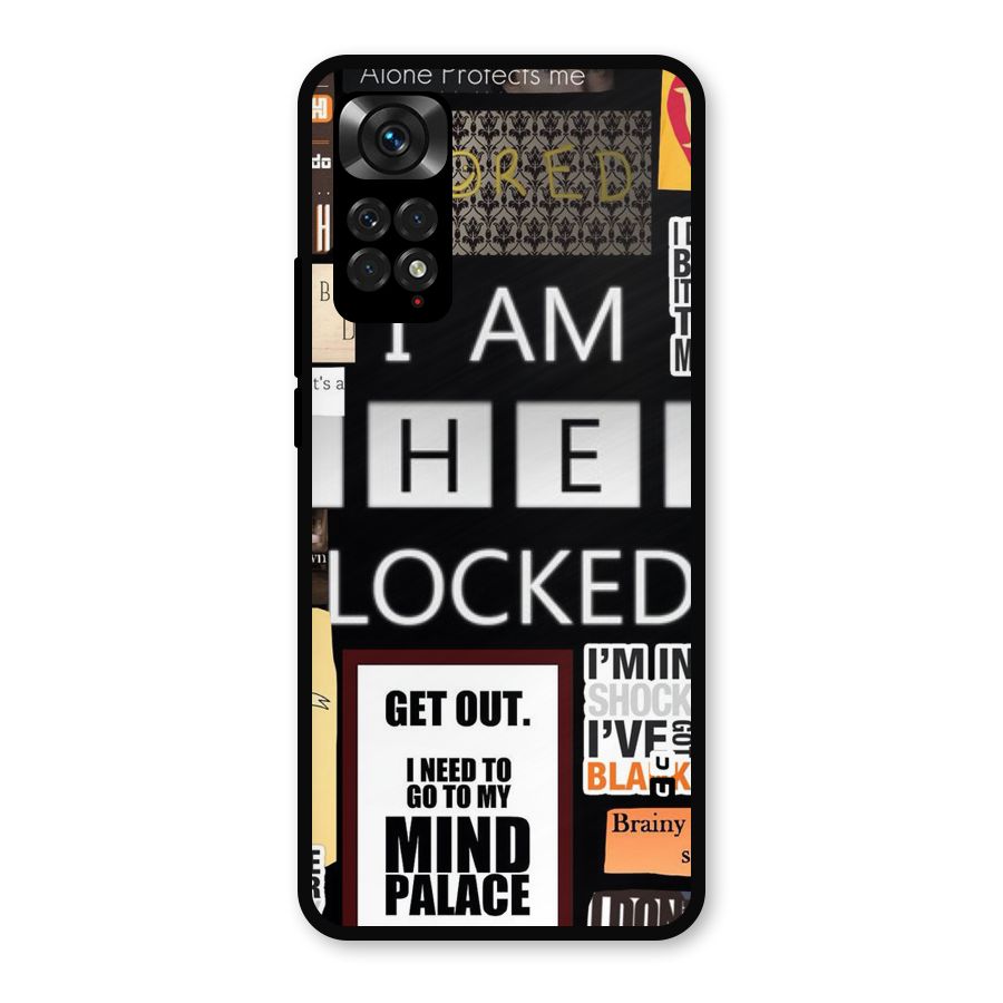 Mystery Pattern Metal Back Case for Redmi Note 11s