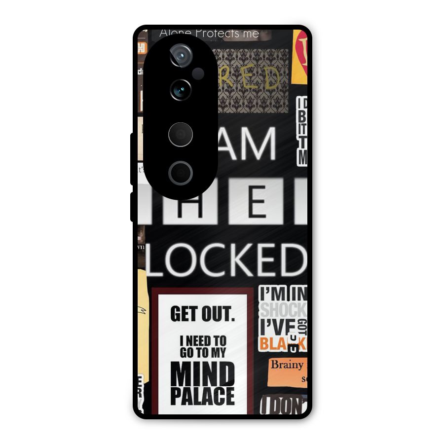 Mystery Pattern Metal Back Case for Vivo T3 Ultra