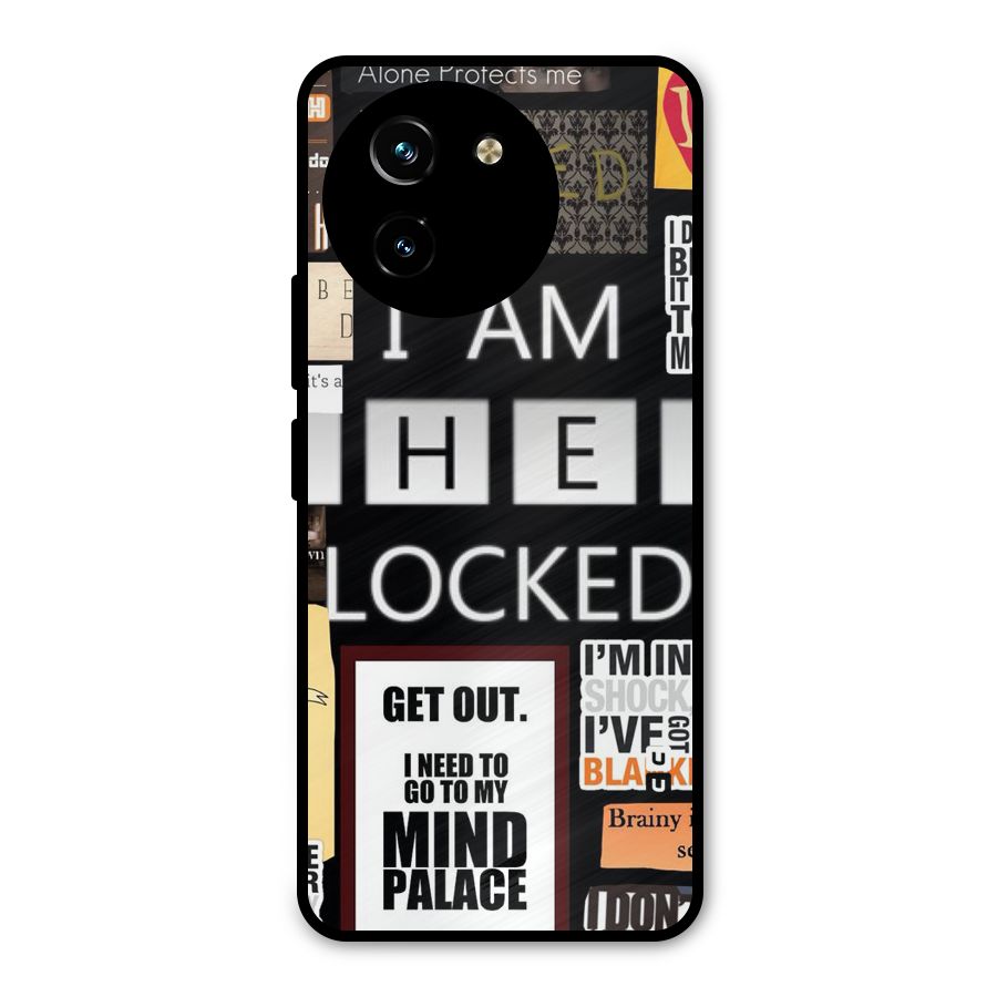 Mystery Pattern Metal Back Case for Vivo T3x