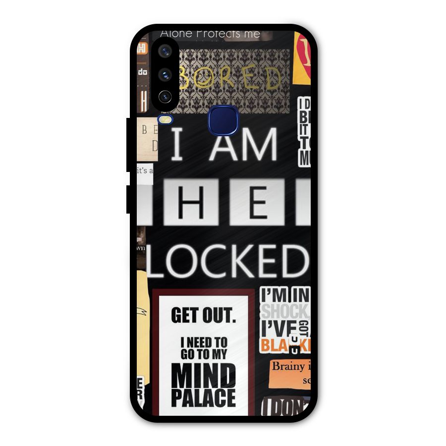 Mystery Pattern Metal Back Case for Vivo V17