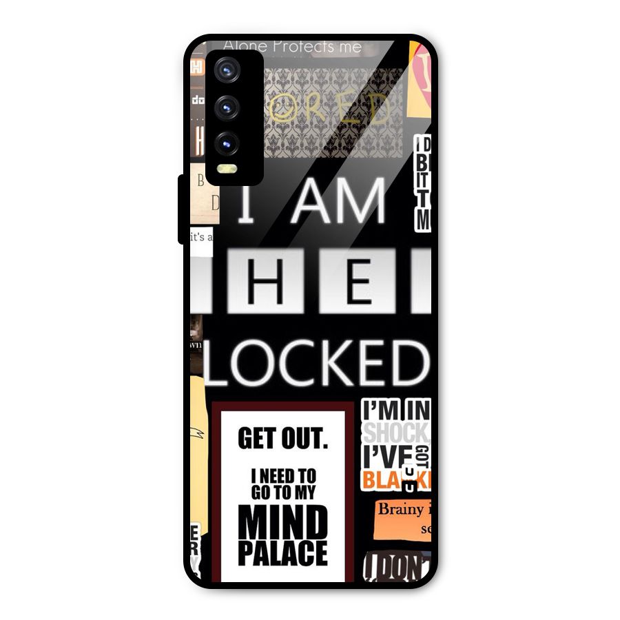 Mystery Pattern Metal Back Case for Vivo Y20t