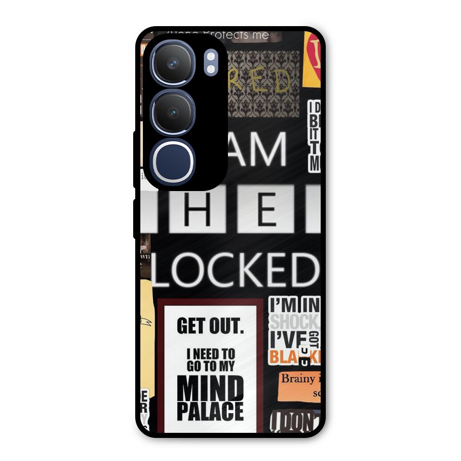 Mystery Pattern Metal Back Case for Vivo Y29