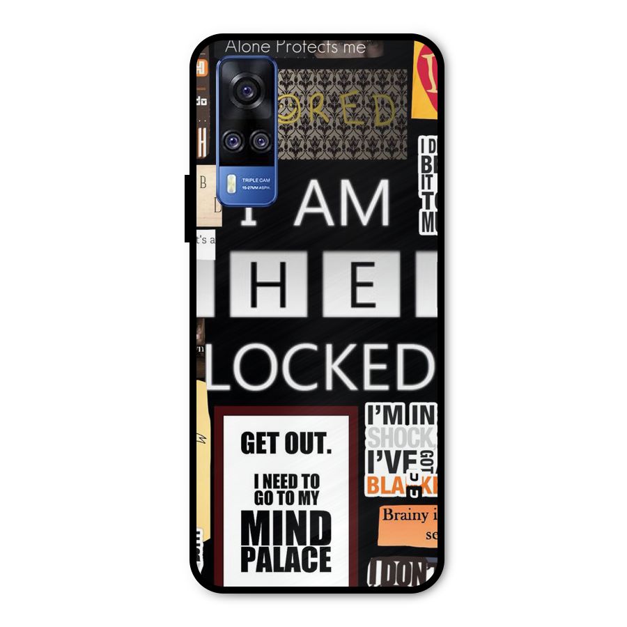 Mystery Pattern Metal Back Case for Vivo Y31