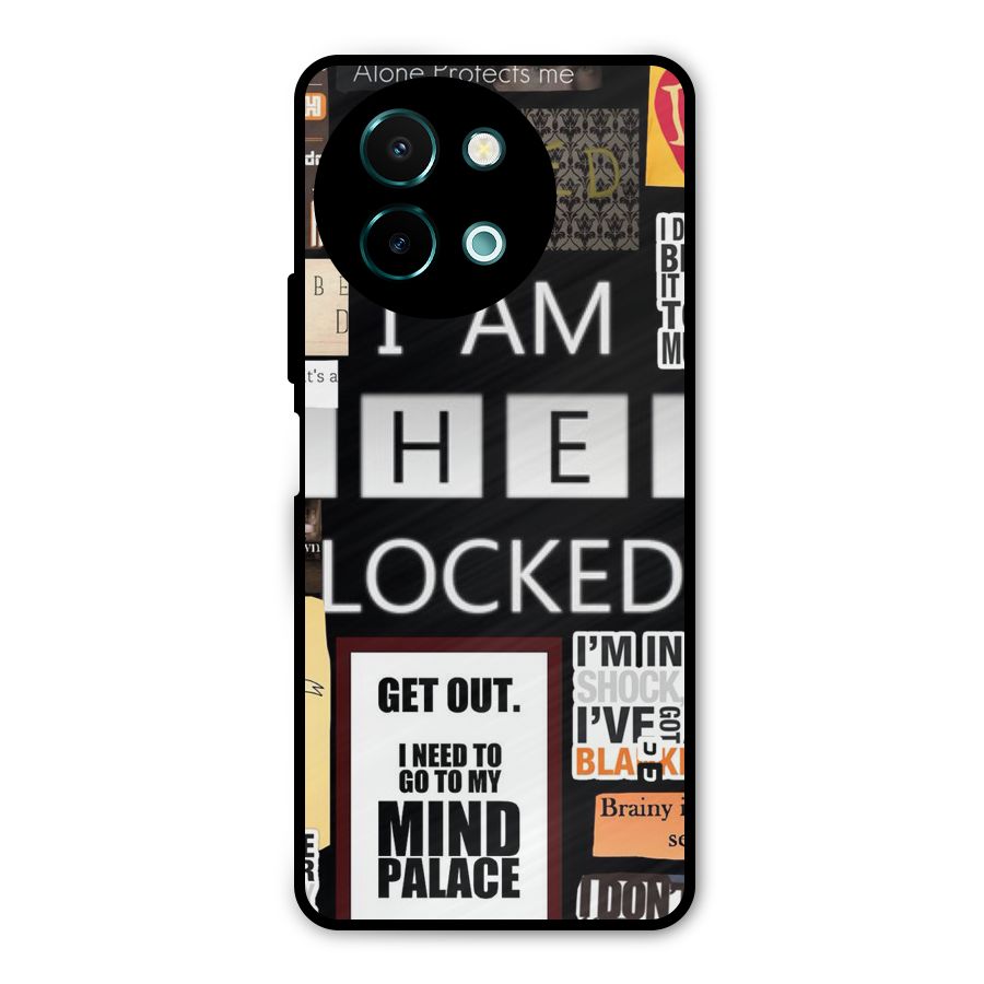 Mystery Pattern Metal Back Case for Vivo Y58