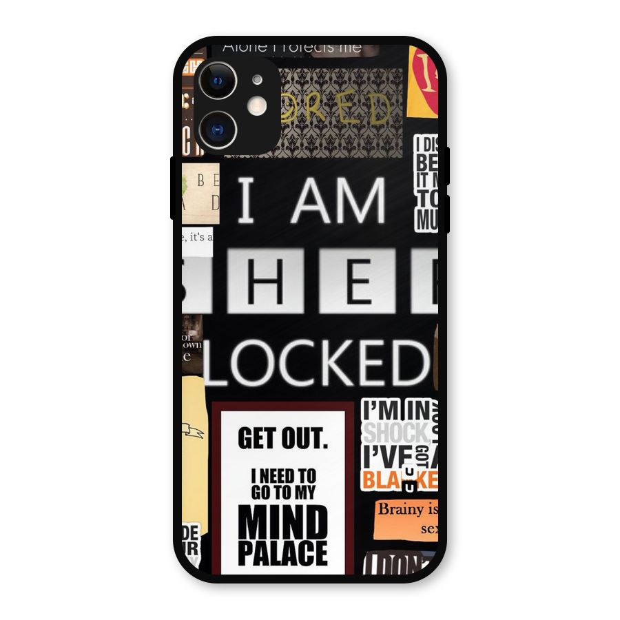 Mystery Pattern Metal Back Case for iPhone 11