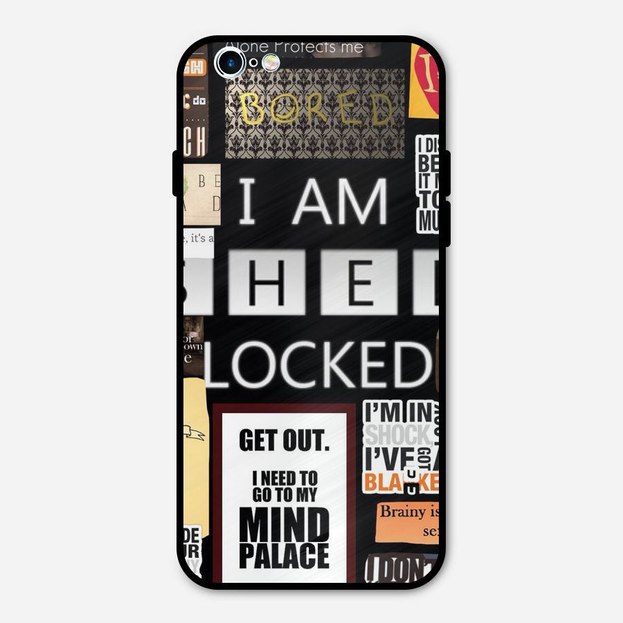 Mystery Pattern Metal Back Case for iPhone 6 6s