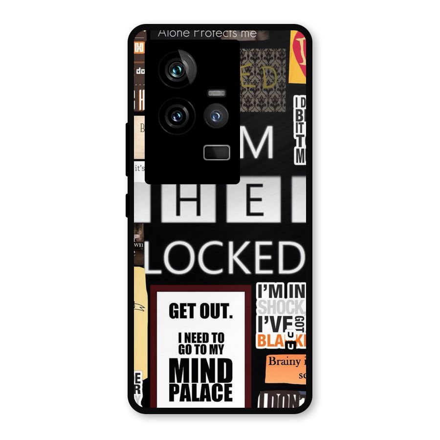 Mystery Pattern Metal Back Case for iQOO 11 5G