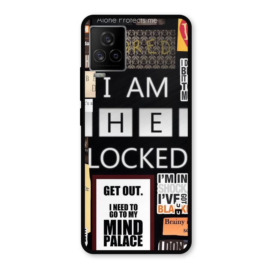 Mystery Pattern Metal Back Case for iQOO 7 Legend 5G