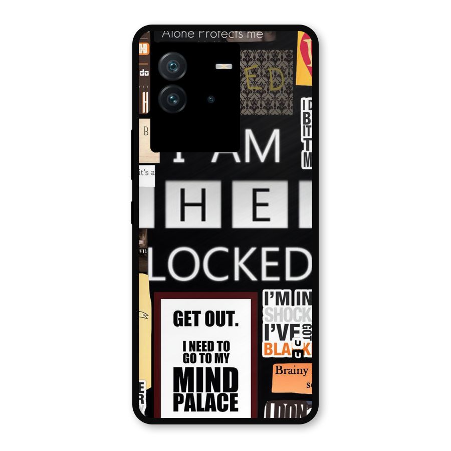 Mystery Pattern Metal Back Case for iQOO Neo 6 5G
