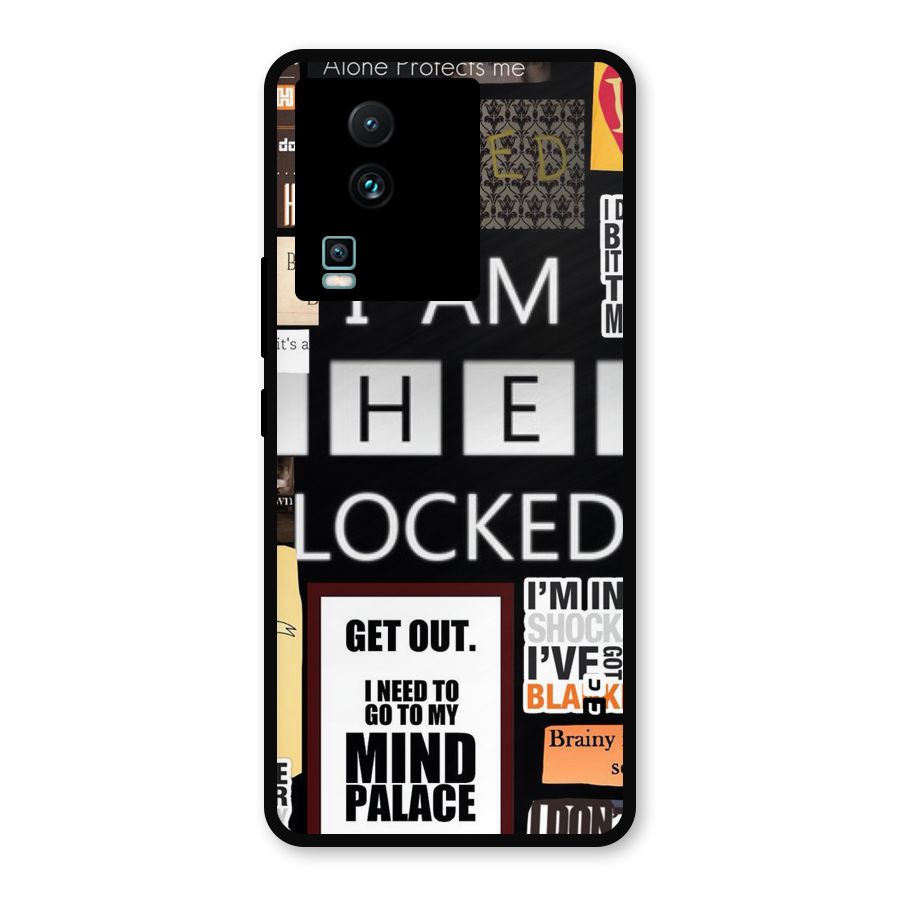 Mystery Pattern Metal Back Case for iQOO Neo 7
