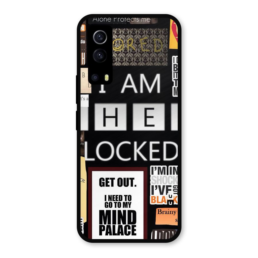 Mystery Pattern Metal Back Case for iQOO Z3