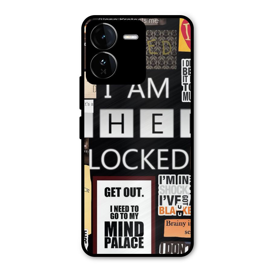 Mystery Pattern Metal Back Case for iQOO Z9