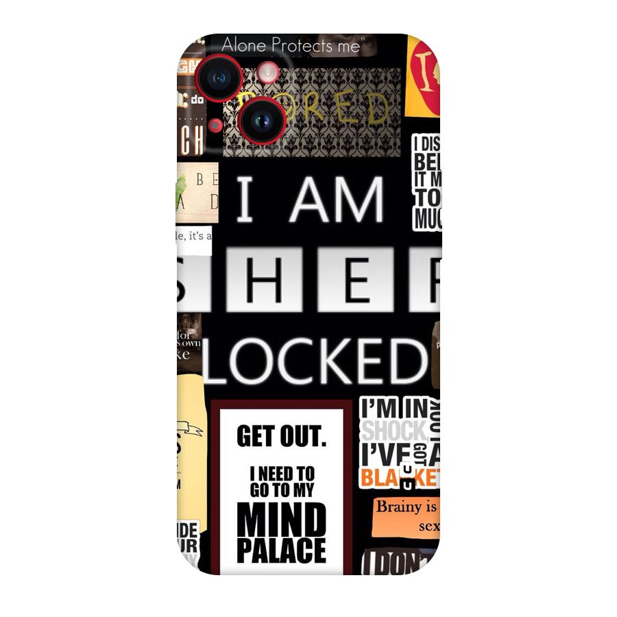 Mystery Pattern Original Polycarbonate Back Case for iPhone 14 Plus