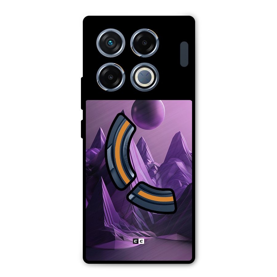 Mystical Landscape Metal Back Case for Infinix GT 20 Pro