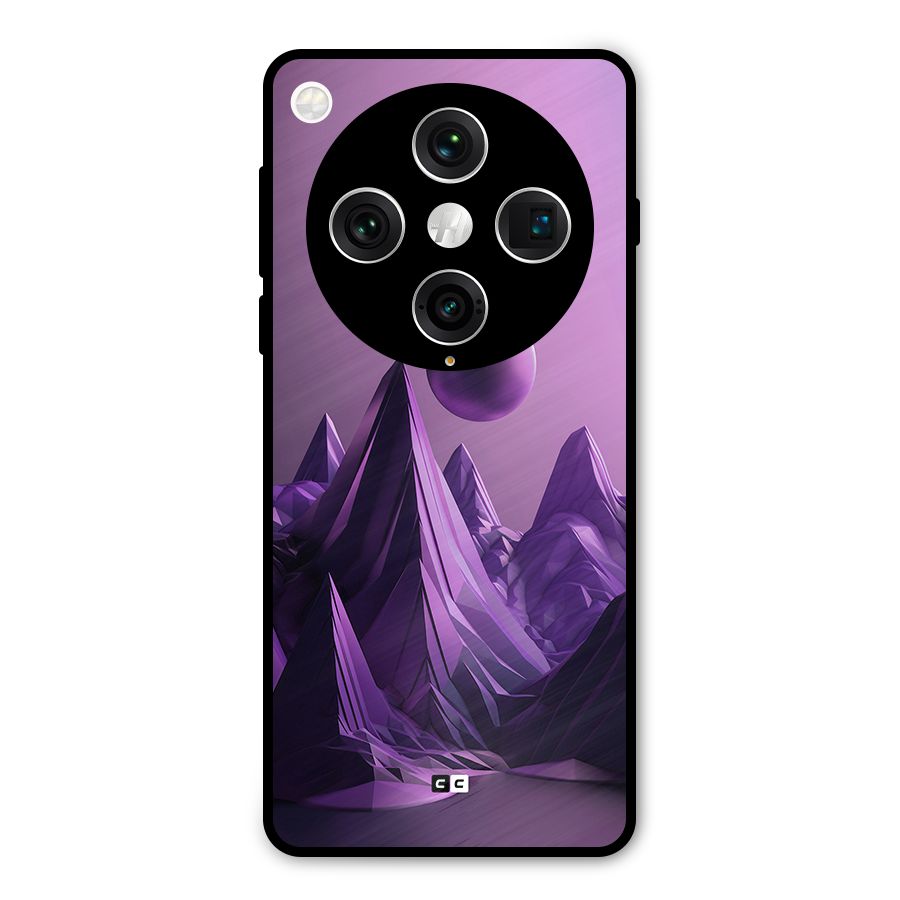 Mystical Landscape Metal Back Case for Oppo Find X8 Pro