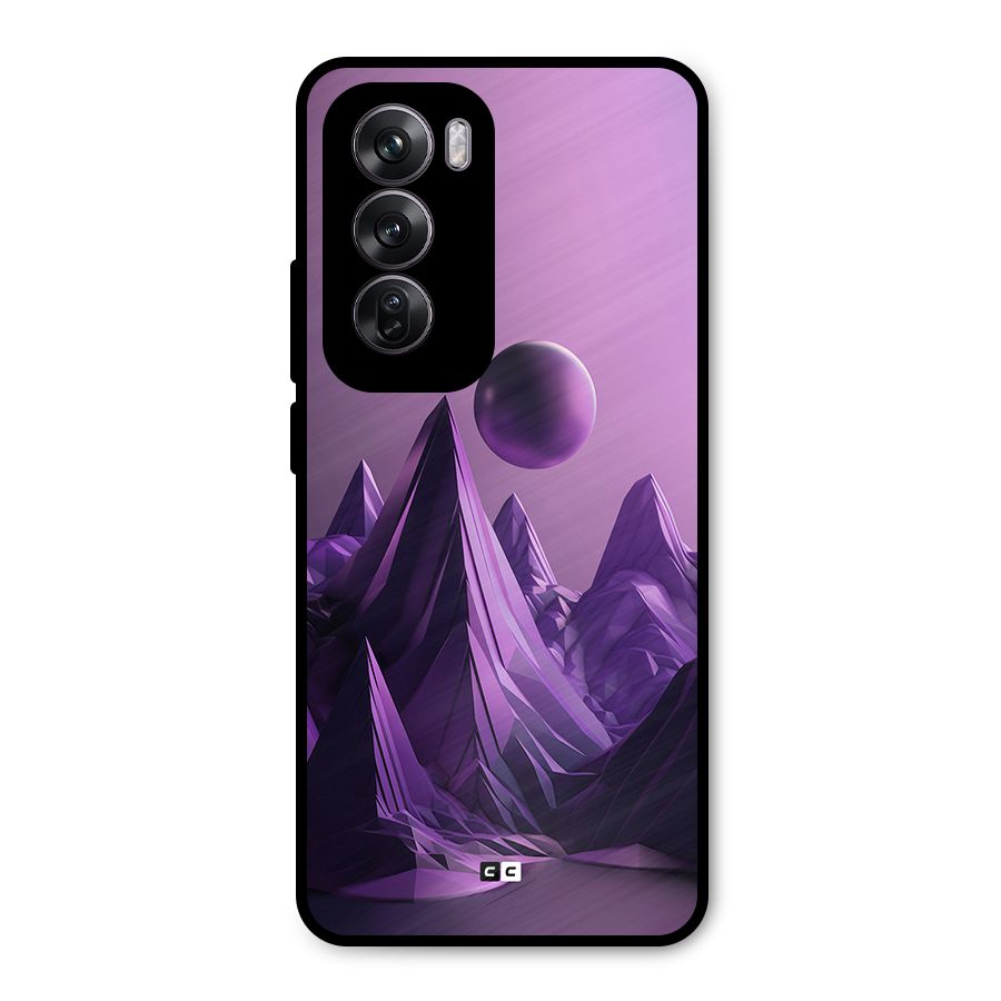 Mystical Landscape Metal Back Case for Oppo Reno12 Pro
