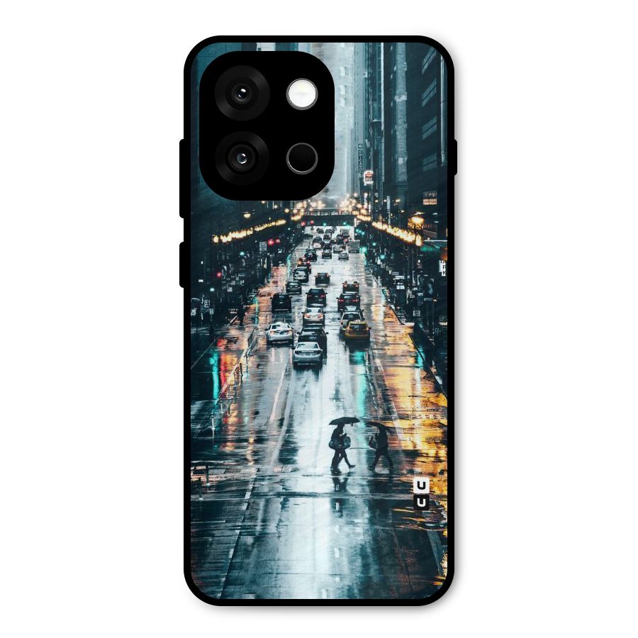 NY Streets Rainy Metal Back Case for OnePlus 13s