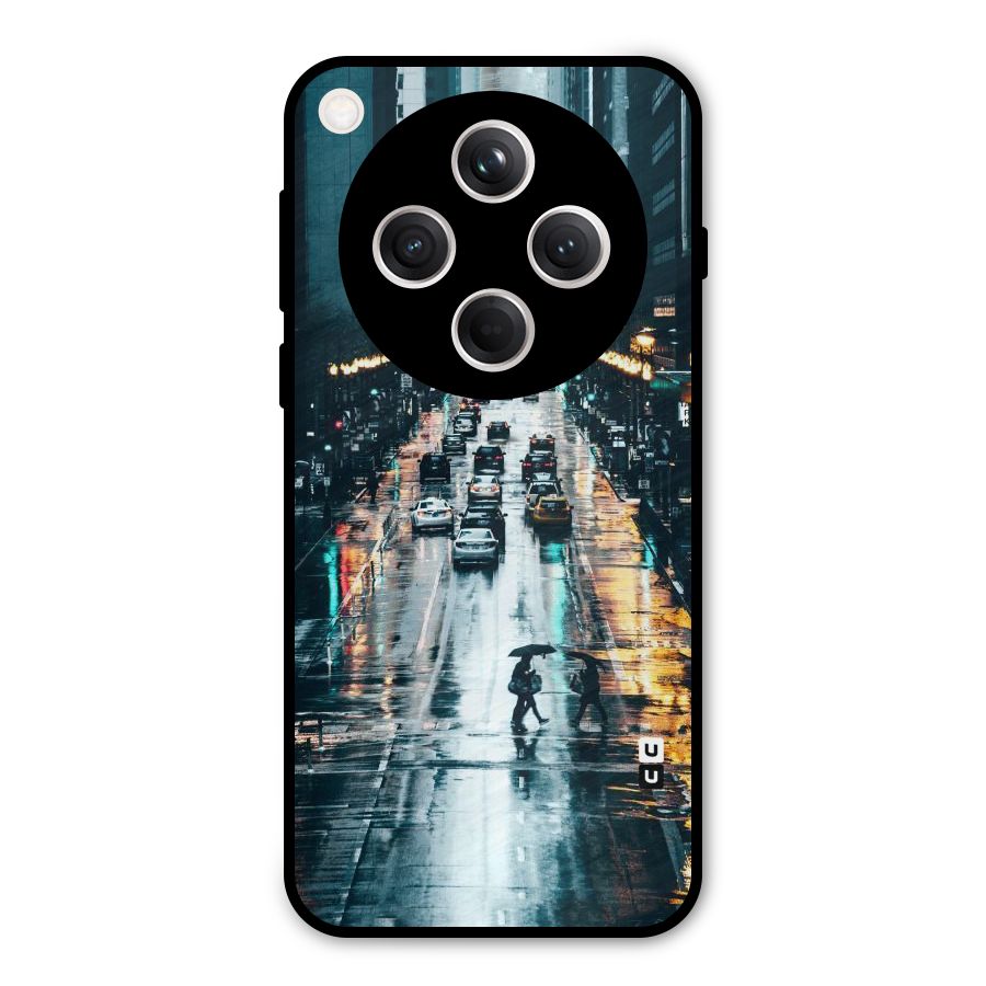 NY Streets Rainy Metal Back Case for Oppo Find X8