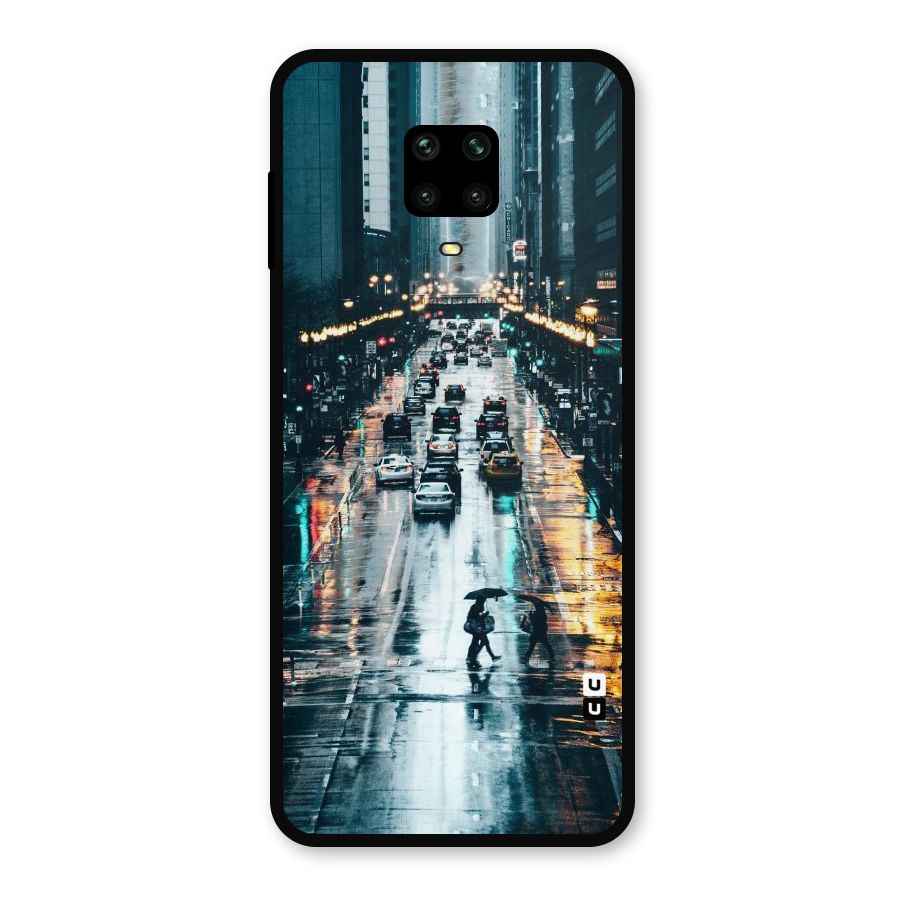 NY Streets Rainy Metal Back Case for Poco M2 Pro