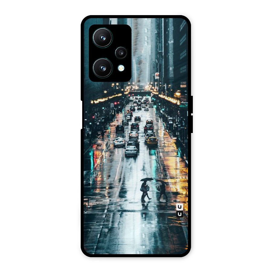 NY Streets Rainy Metal Back Case for Realme 9 Pro 5G
