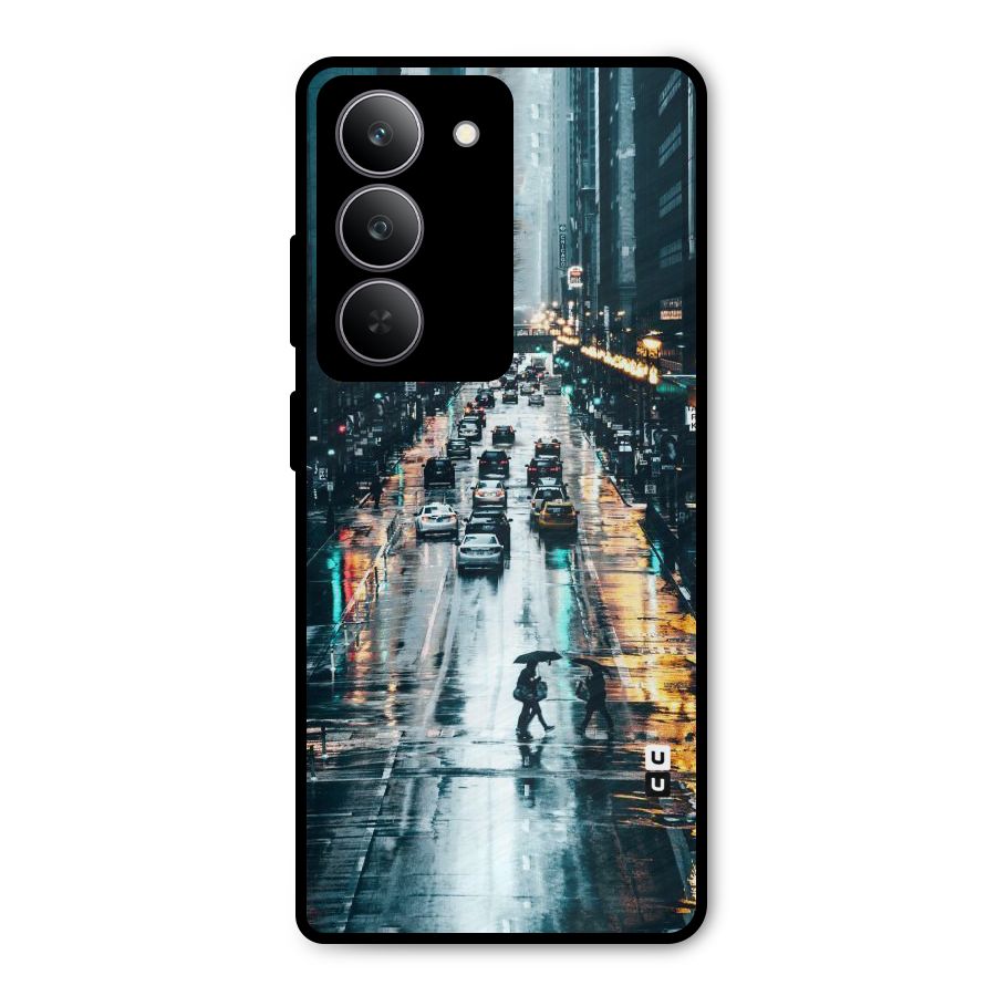 NY Streets Rainy Metal Back Case for Realme P3x