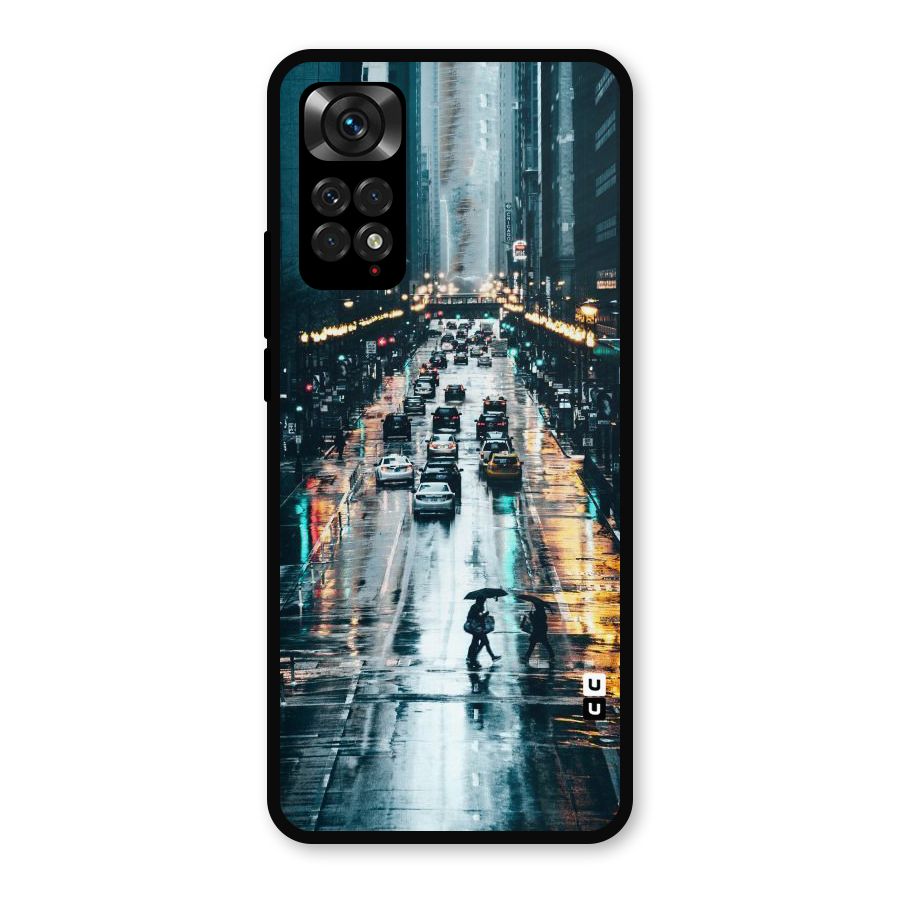 NY Streets Rainy Metal Back Case for Redmi Note 11s