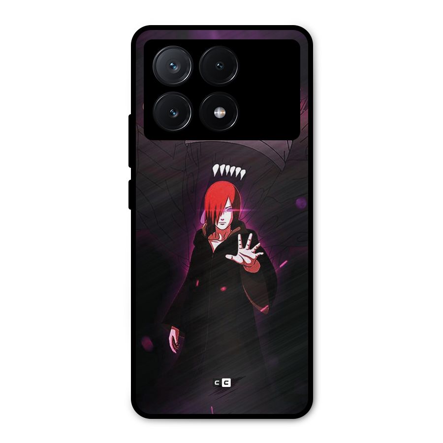 Nagato Fighting Metal Back Case for Poco X6 Pro