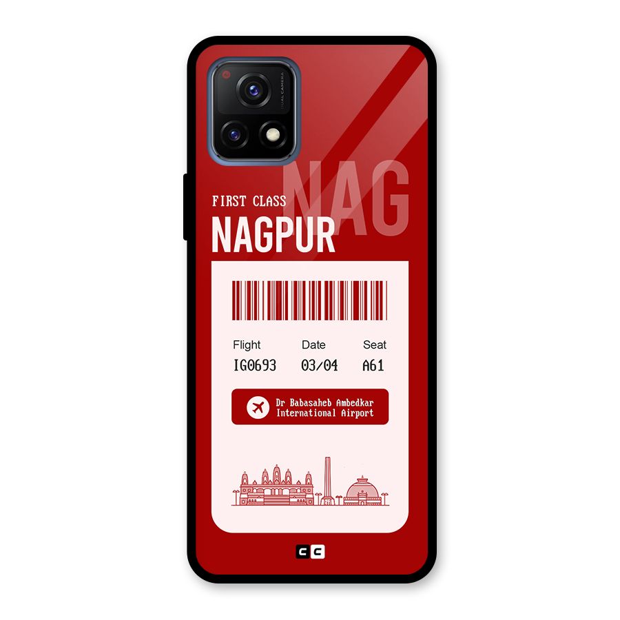 Nagpur Boarding Pass Glass Back Case for Vivo Y72 5G