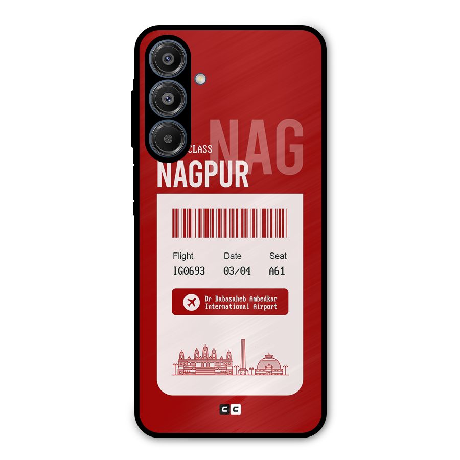 Nagpur Boarding Pass Metal Back Case for Galaxy A16 5G