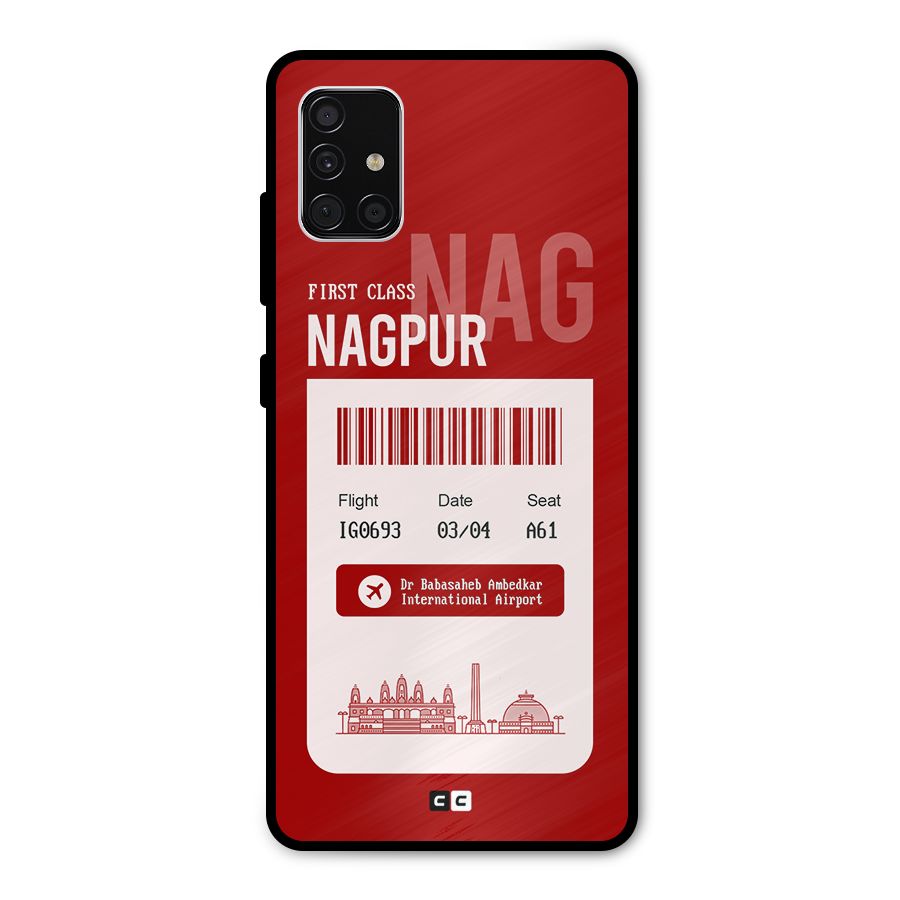 Nagpur Boarding Pass Metal Back Case for Galaxy A51