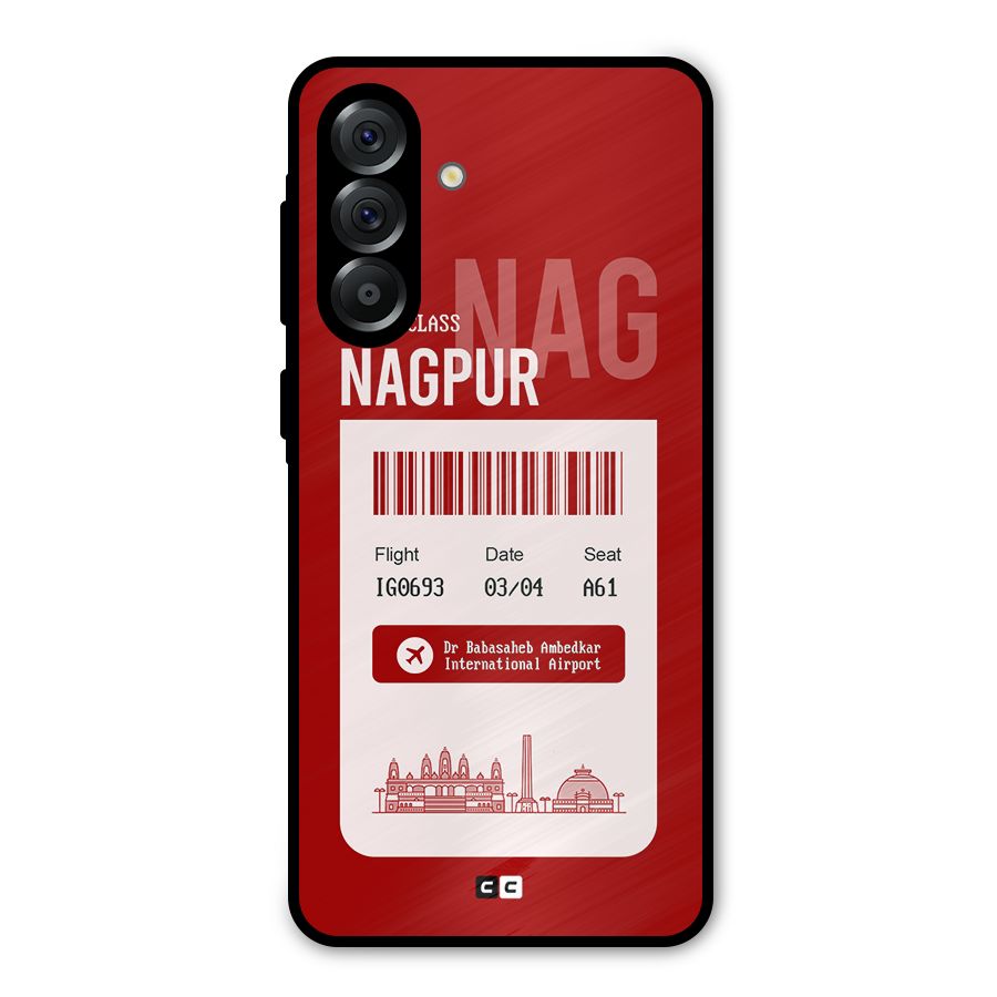 Nagpur Boarding Pass Metal Back Case for Galaxy A56