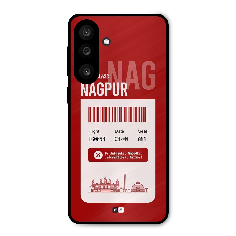 Nagpur Boarding Pass Metal Back Case for Galaxy F56