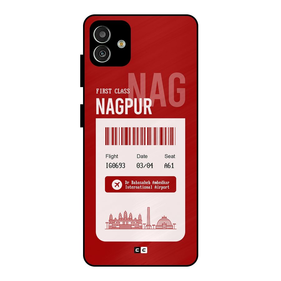 Nagpur Boarding Pass Metal Back Case for Galaxy M13 5G