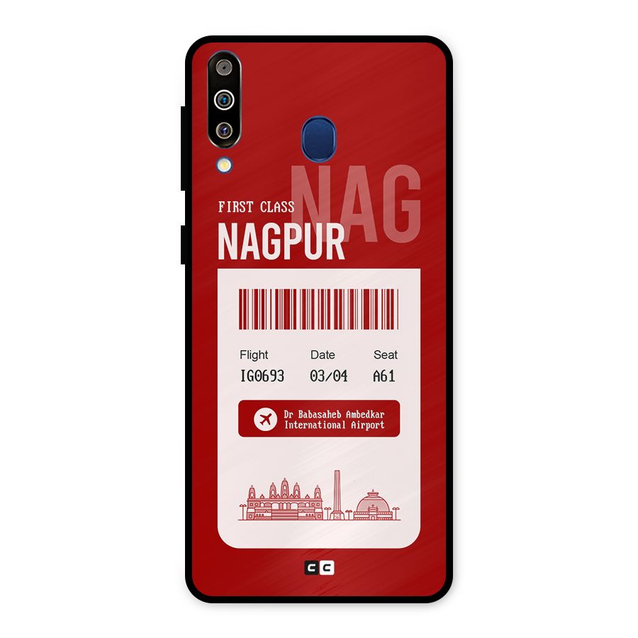 Nagpur Boarding Pass Metal Back Case for Galaxy M30