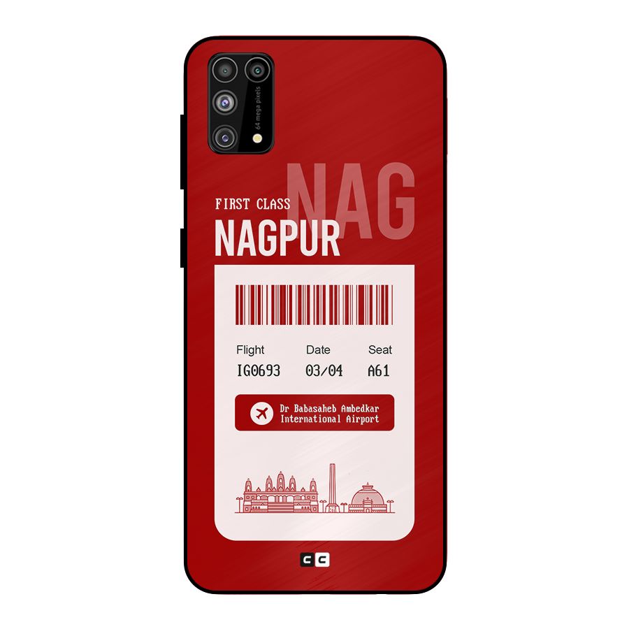 Nagpur Boarding Pass Metal Back Case for Galaxy M31